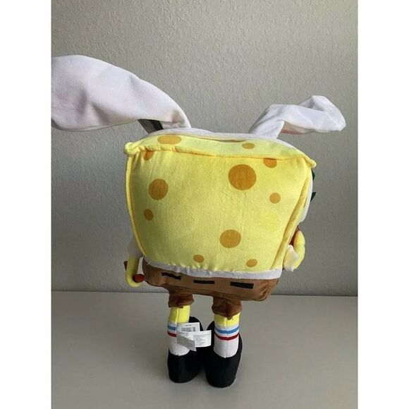 Spongebob Squarepants Easter Bunny Greeter Nickelodeon Plush Large 29” NWT - Picture 8 of 12